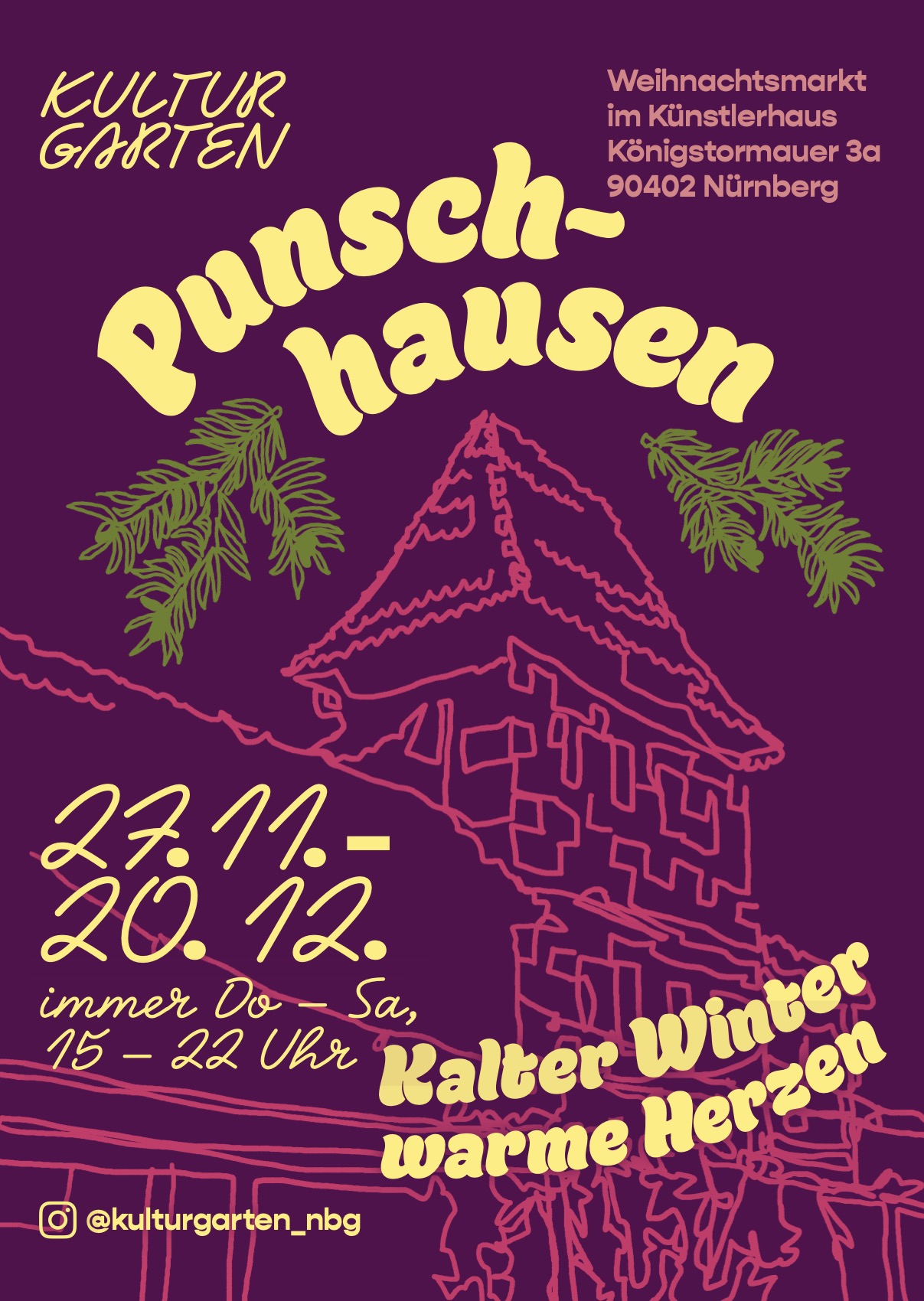 Kulturgarten - Tische im Biergarten